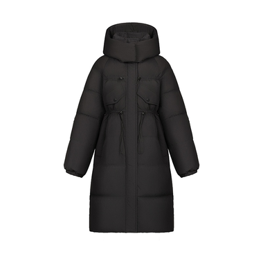 Cappotto con cappuccio da donna